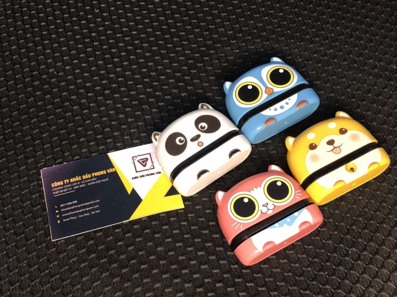 Mẫu dấu tên máy bay và dấu tên con nai đẹp