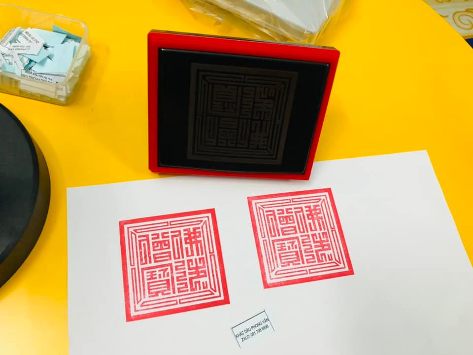 thành phẩm dấu bùa nhà chùa